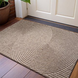 MATZEN 3D Textured Door Mat — Slim 0.28 in, Non-Slip
