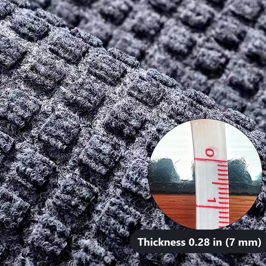 MATZEN Checkerboard Entrance Mat — Custom Size, PVC Edge