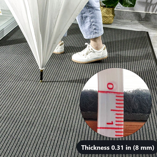 MATZEN Coil-Loop Scraper Mat — Custom Size, PVC Edge