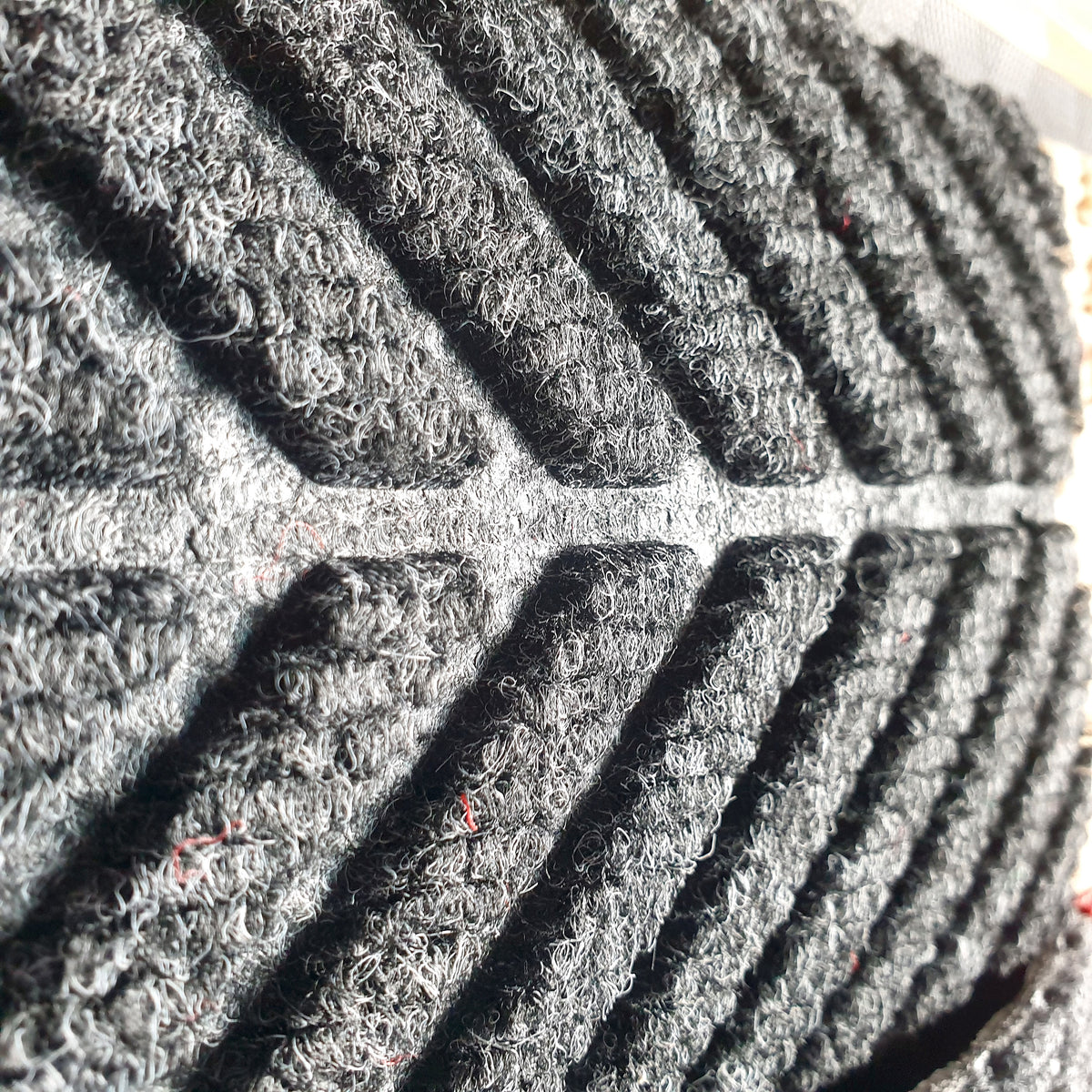 MATZEN Herringbone Scraper Mat — Custom Size, PVC Edge