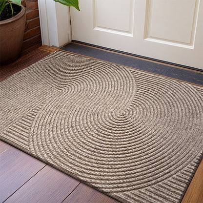 MATZEN 3D Textured Door Mat — Slim 0.28 in, Non-Slip