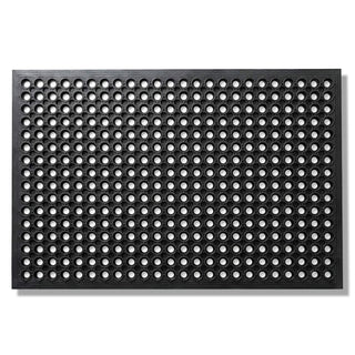 MATZEN Rubber Drainage Door Mat — Outdoor Scraper, Non-Slip