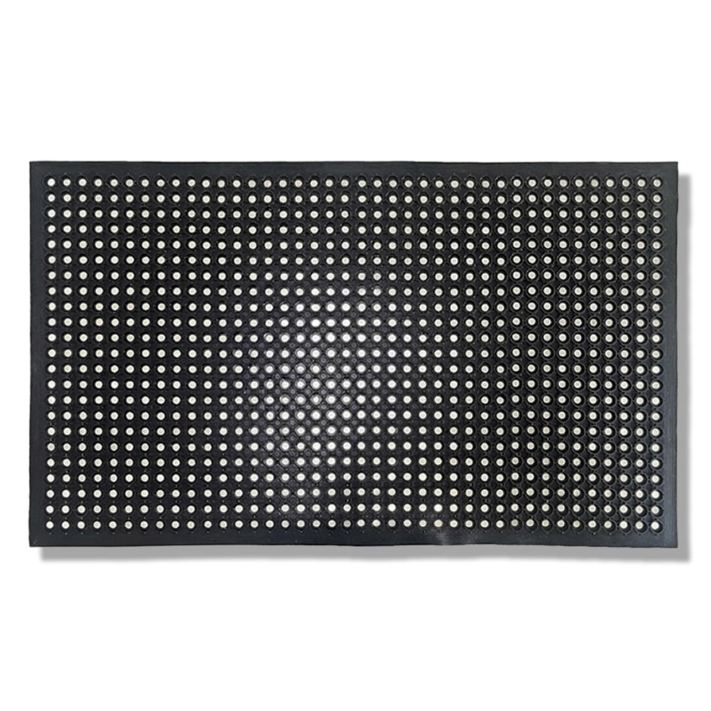 MATZEN Rubber Drainage Door Mat — Outdoor Scraper, Non-Slip