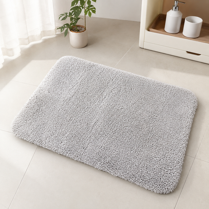 MATZEN Plush Bath Mat — 1.2 in Thick, Absorbent, Non-Slip