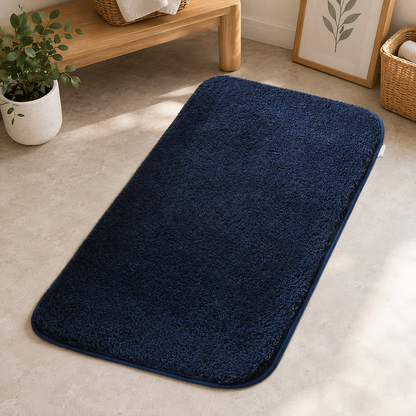 MATZEN Plush Bath Mat — 1.2 in Thick, Absorbent, Non-Slip