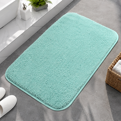 MATZEN Plush Bath Mat — 1.2 in Thick, Absorbent, Non-Slip