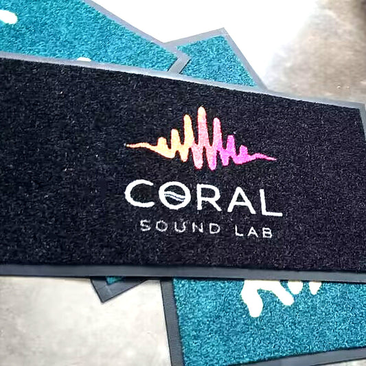 Custom Logo Mat — Premium 11 mm Plush Carpet