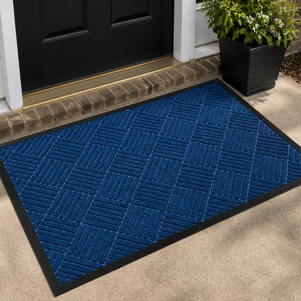 MATZEN Diamond Entrance Mat — Indoor/Outdoor, Water-Absorbent, Non-Slip