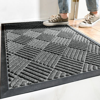 MATZEN Diamond Entrance Mat — Indoor/Outdoor, Water-Absorbent, Non-Slip