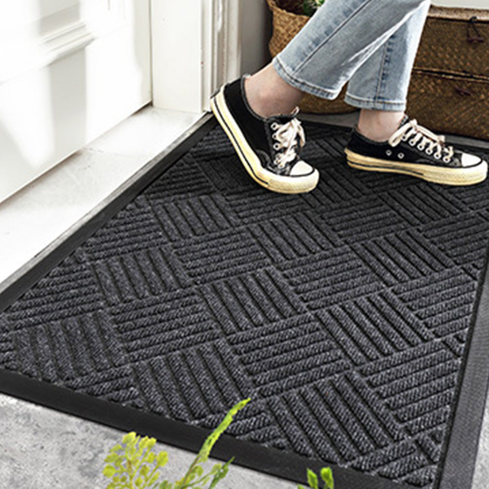 MATZEN Diamond Entrance Mat — Indoor/Outdoor, Water-Absorbent, Non-Slip