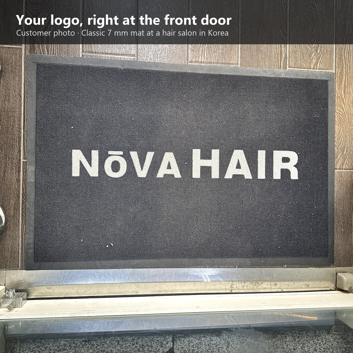 Custom Logo Mat — Classic 7 mm Carpet