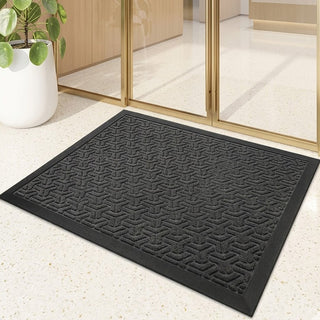 MATZEN Tetrapod Door Mat — Mud Trapping, Rubber Backed, Non-Slip
