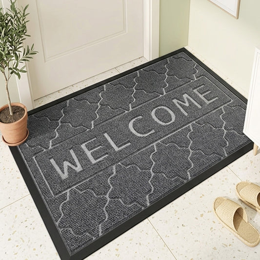 MATZEN Geometric Front Door Mat — Rubber Backed, Non-Slip