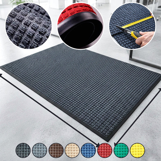 MATZEN Checkerboard Entrance Mat — Custom Size, PVC Edge