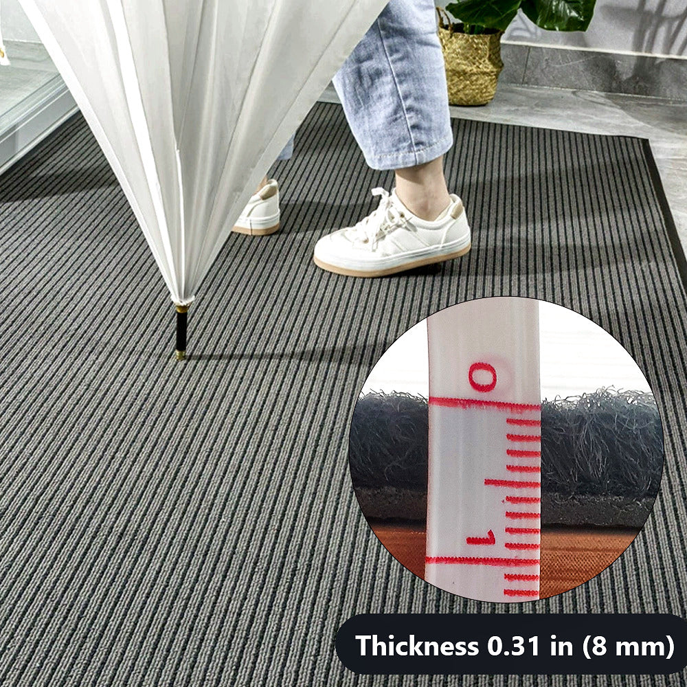 MATZEN Coil-Loop Scraper Mat — Custom Size, PVC Edge