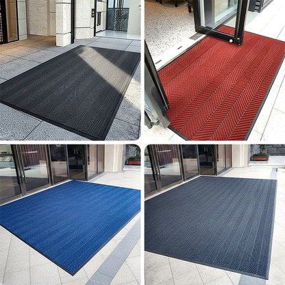 MATZEN Herringbone Scraper Mat — Custom Size, PVC Edge