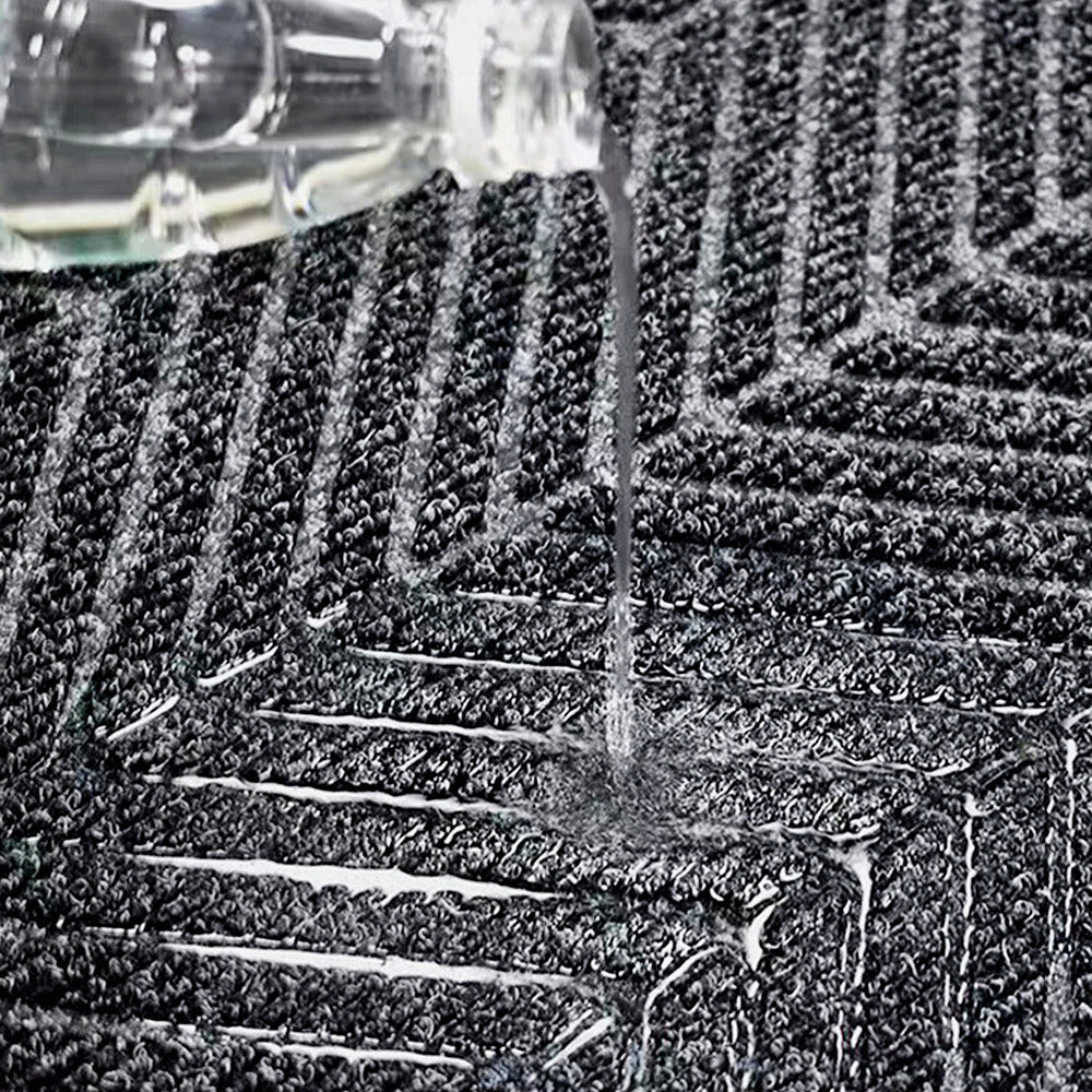 MATZEN Herringbone Scraper Mat — Custom Size, PVC Edge
