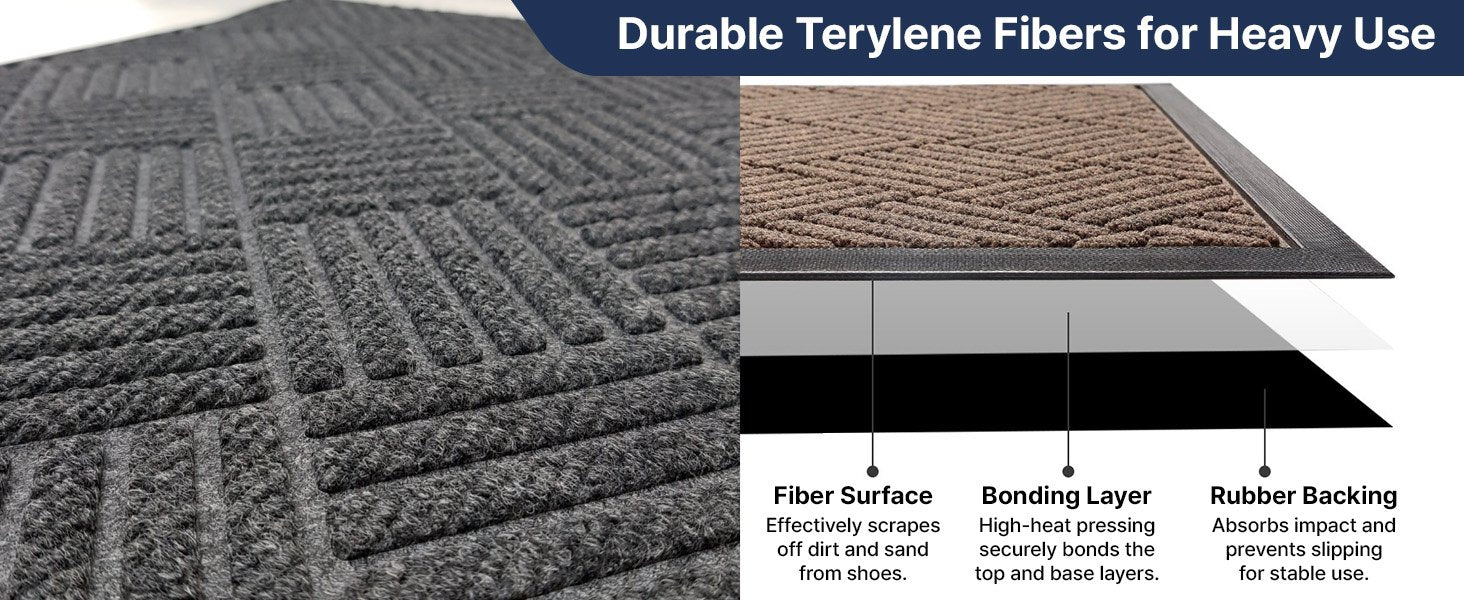 MATZEN Diamond Entrance Mats Indoor Outdoor - product detail 5