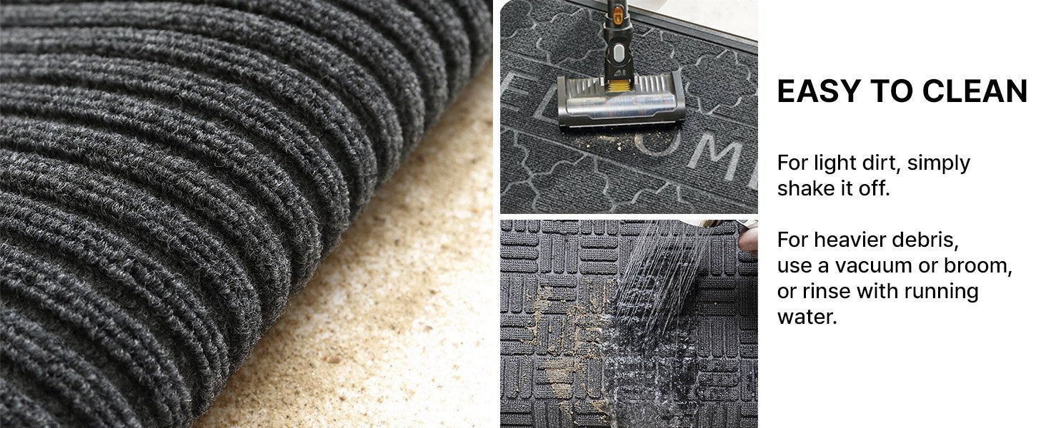 MATZEN Ribbed Front Door Mat Indoor Outdoor - product detail 10