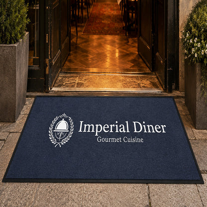 Printed Logo Entrance Mat — Custom Size