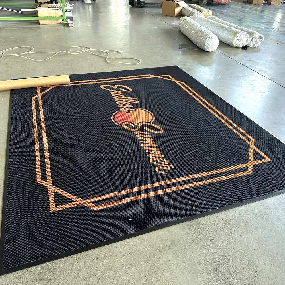 Printed Logo Entrance Mat — Custom Size
