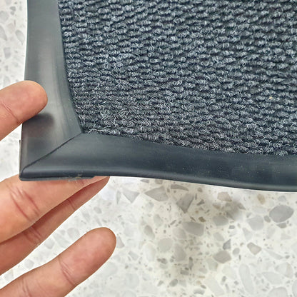 MATZEN Pineapple Weave Entrance Mat — Custom Size, PVC Edge