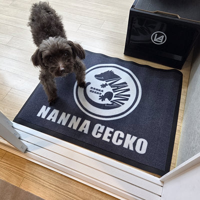 Classic 7 mm custom logo mat at a customer's entrance in Korea, customer photo