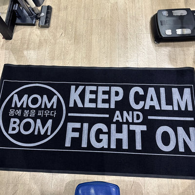 Classic 7 mm custom logo mat at a customer's entrance in Korea, customer photo
