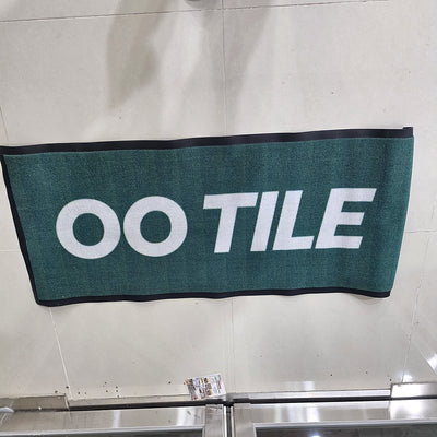 Classic 7 mm custom logo mat at a customer's entrance in Korea, customer photo