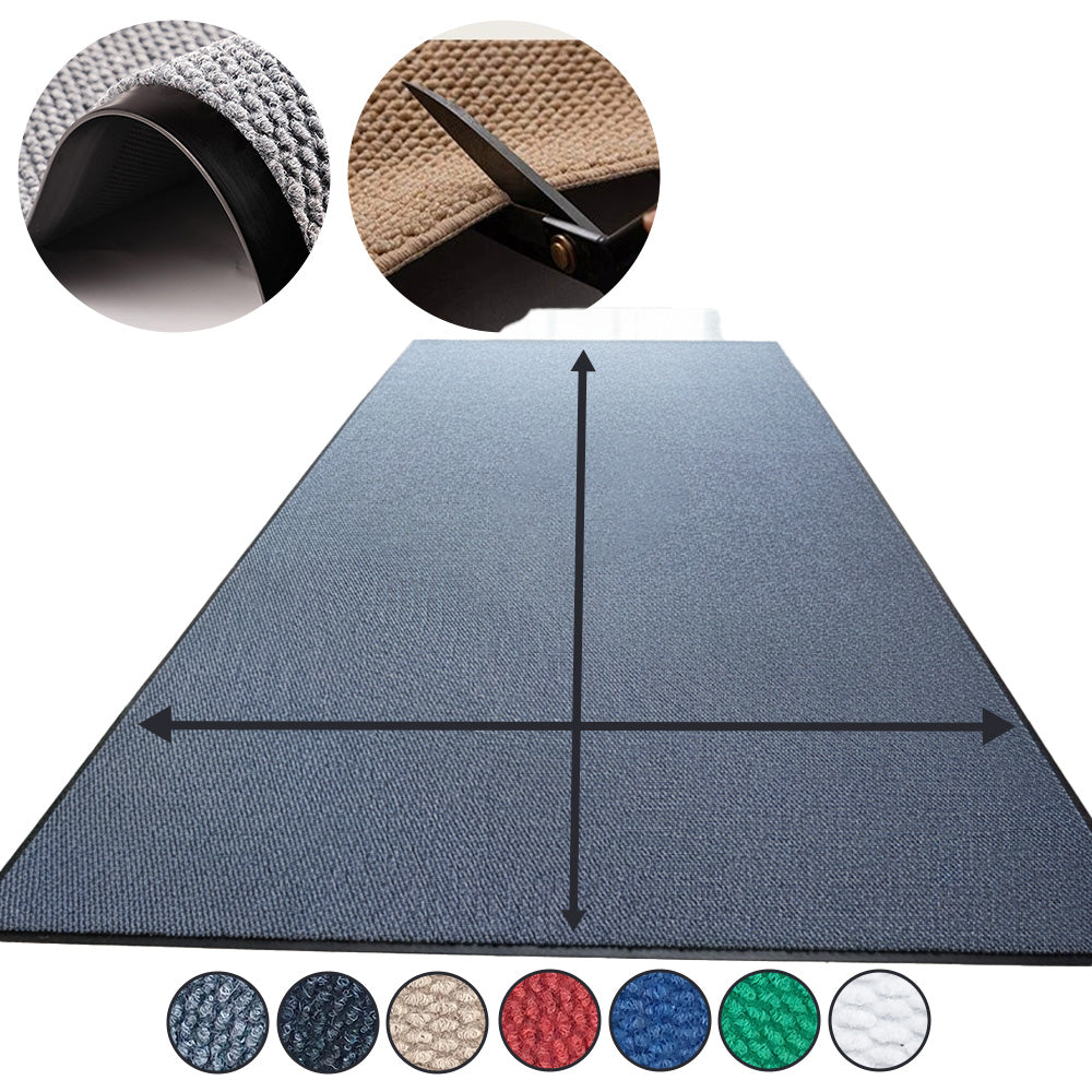 Pineapple Weave entrance mat, custom width and length, 7 colors