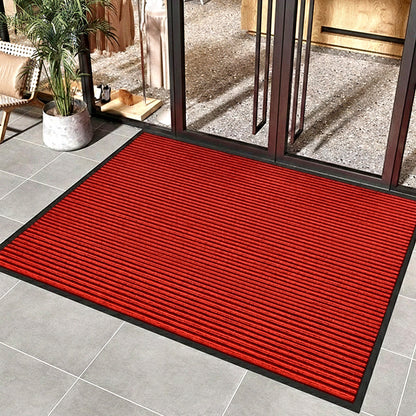 MATZEN Rib Stripe Entrance Mat — Custom Size, PVC Edge