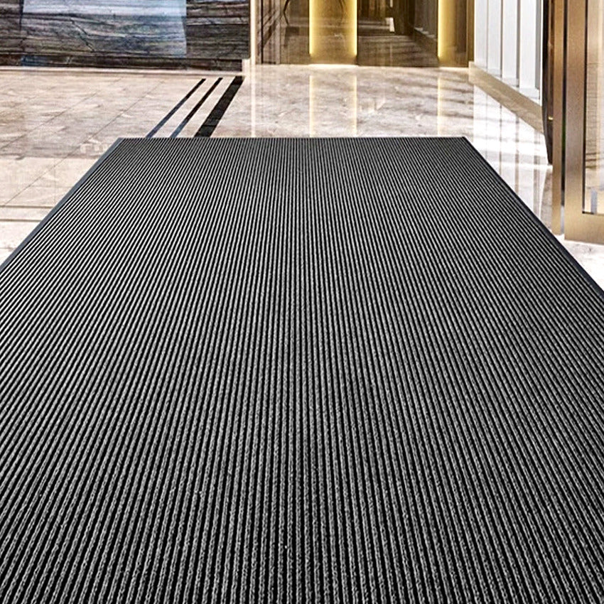 MATZEN Rib Stripe Entrance Mat — Custom Size, PVC Edge