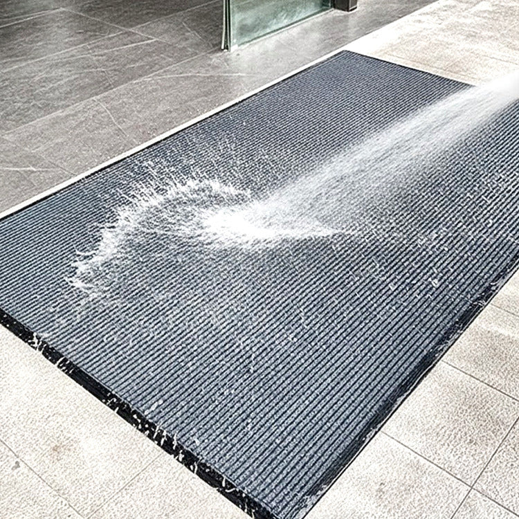 MATZEN Rib Stripe Entrance Mat — Custom Size, PVC Edge