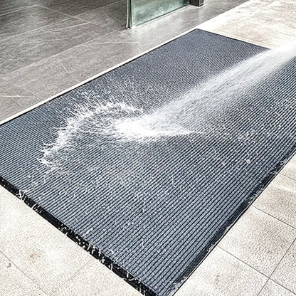 MATZEN Rib Stripe Entrance Mat — Custom Size, PVC Edge